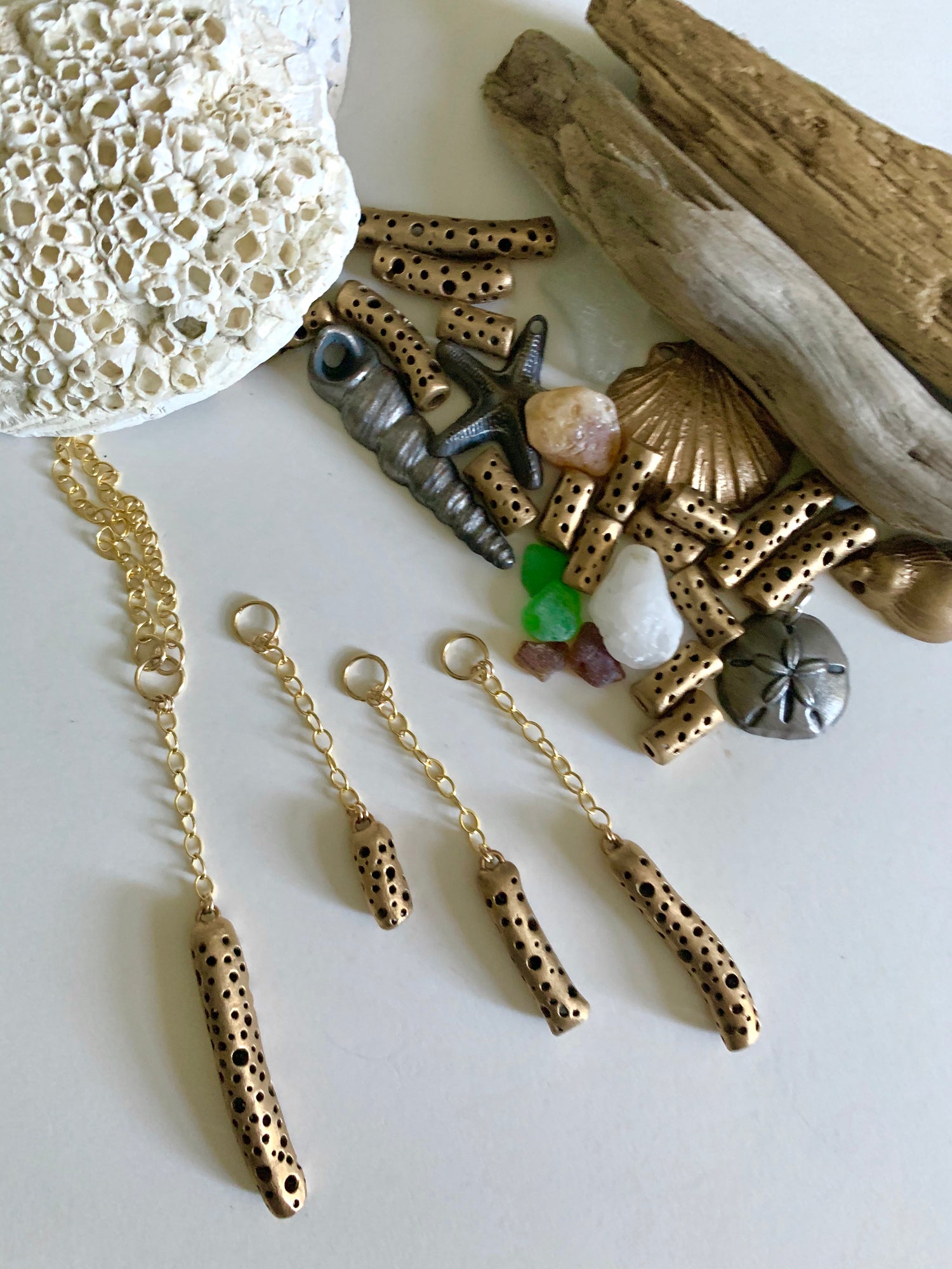 Bronze {beach} beads?