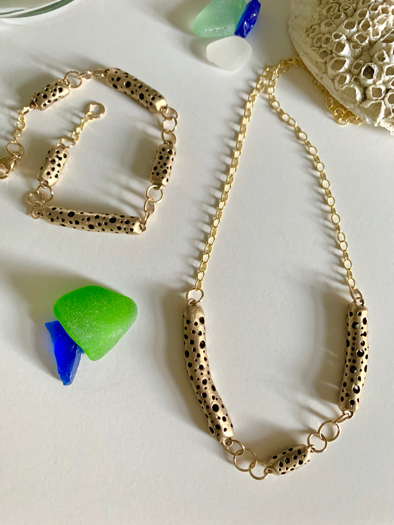 Bronze {coral reef} bead creations