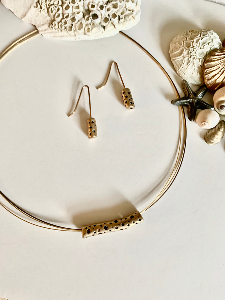 Perfect pairings: Skye earrings and Caprice necklace