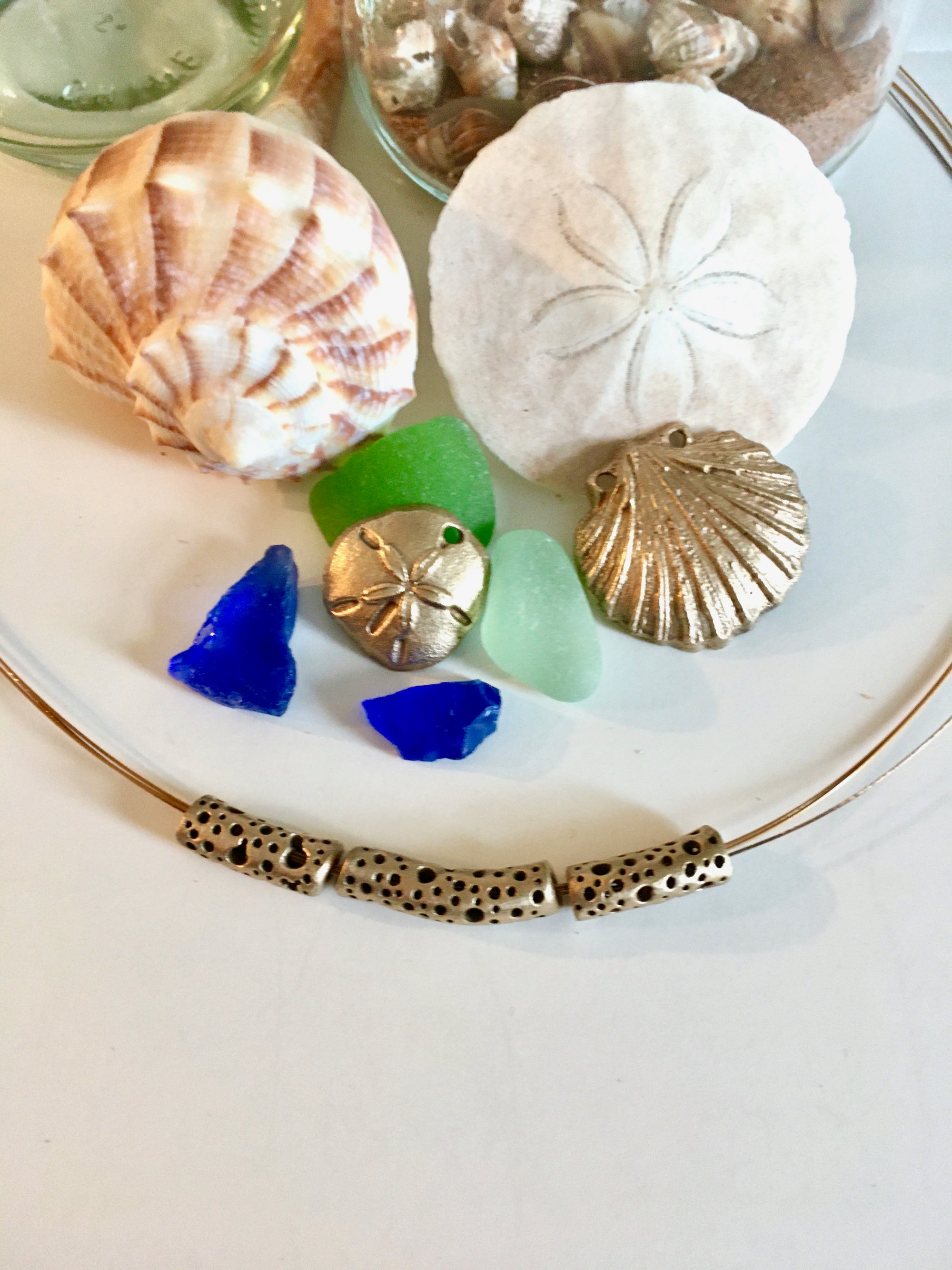 Coral reef bead necklaces