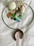 Copper enamel beach glass inspired necklace