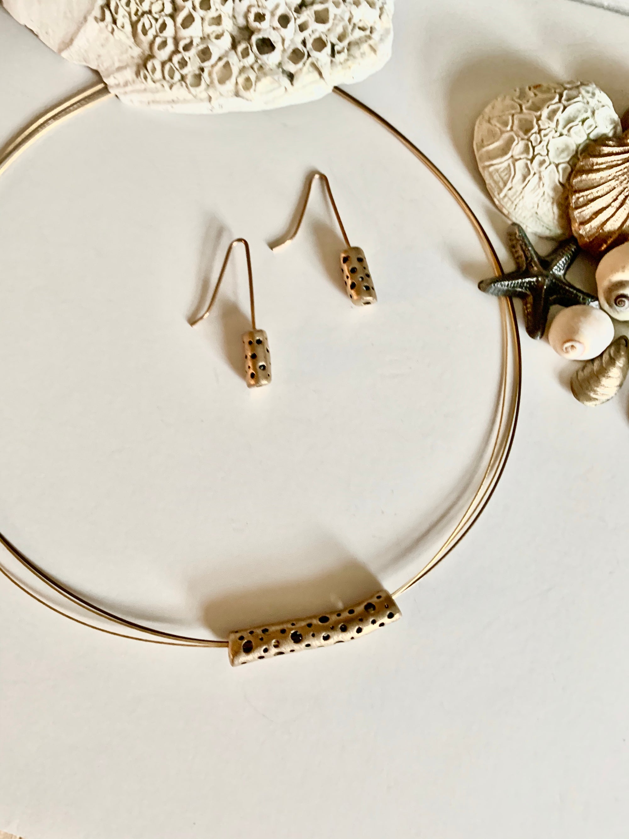 Perfect pairings:  Skye earrings and Caprice necklace