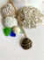 seashells, seaglass and art jewelry necklace