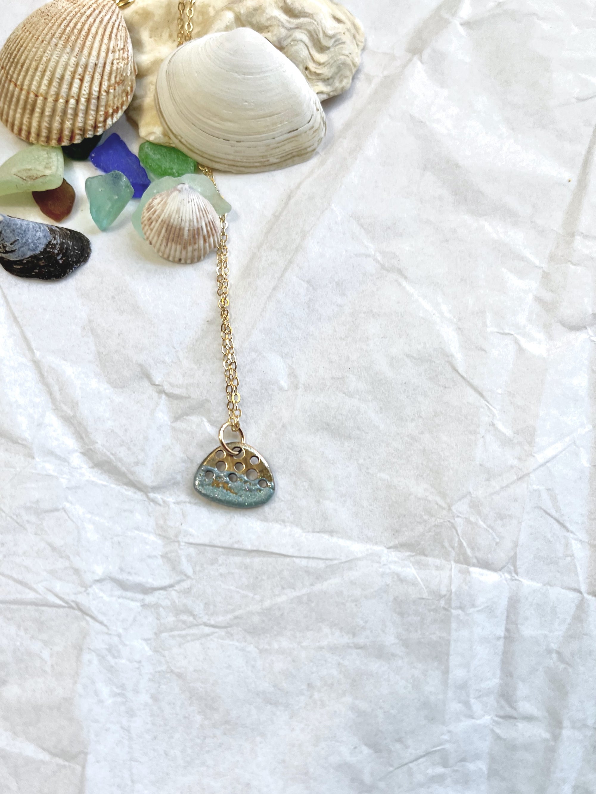 Mini Droplet Ocean Spray Necklace