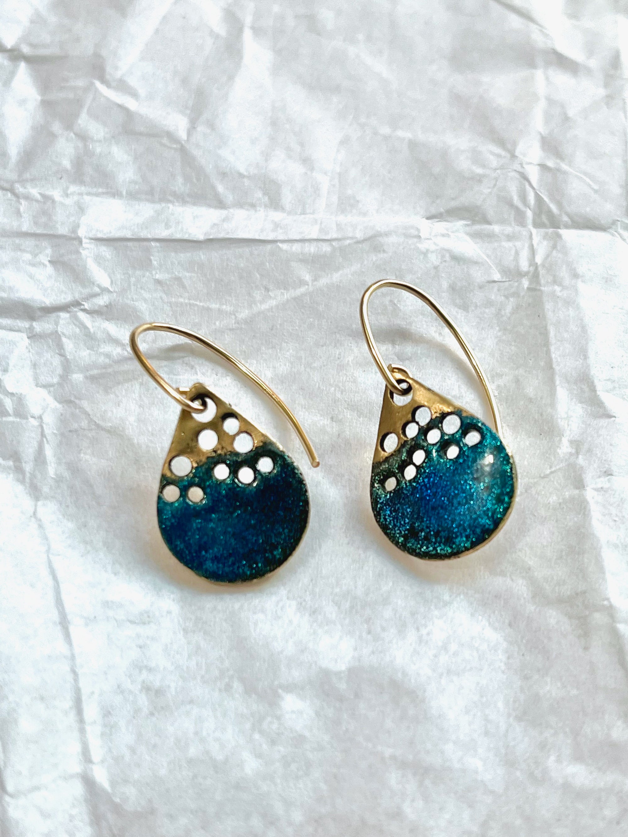 Ocean Droplet Earrings I