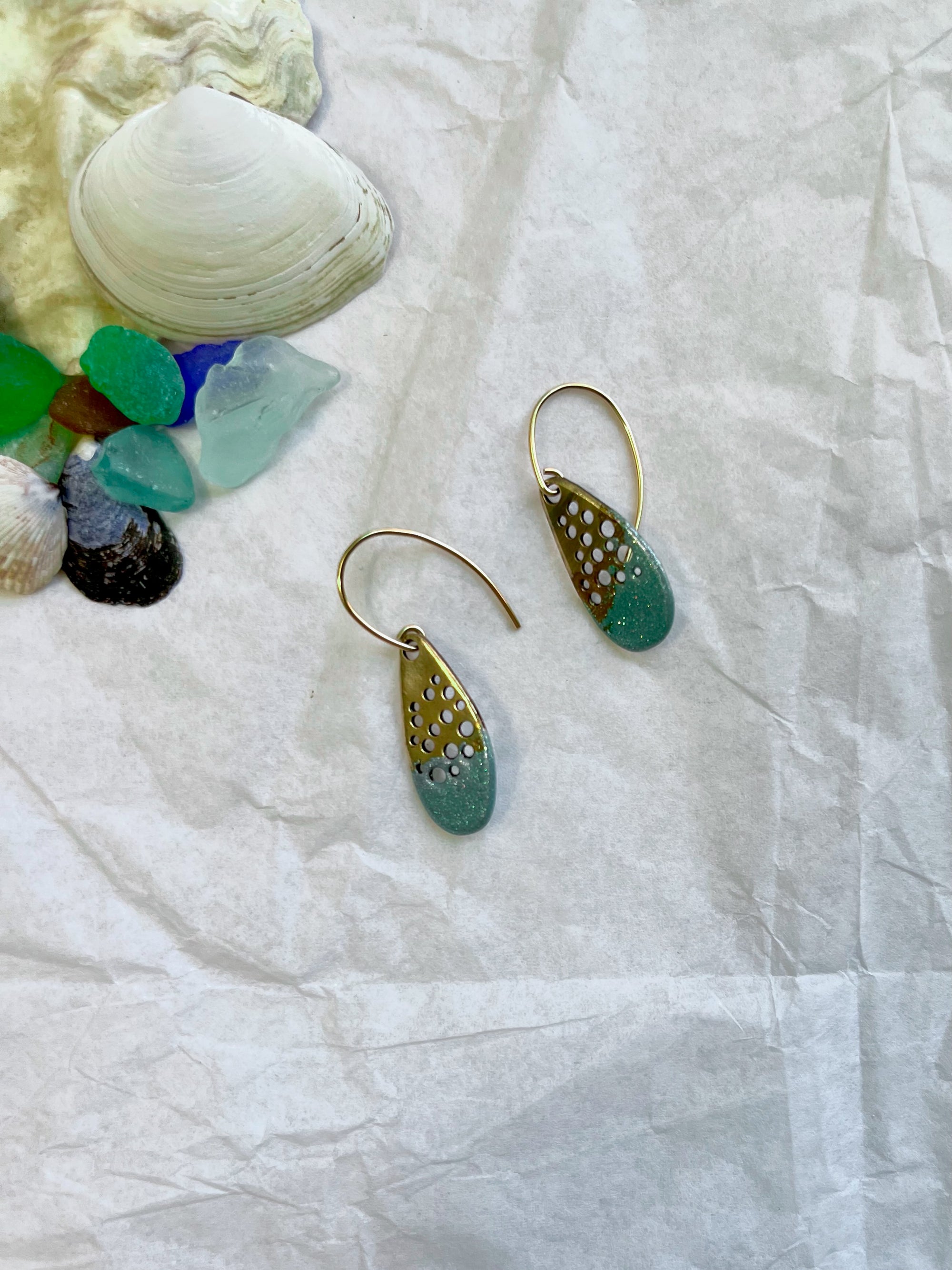 Droplet Ocean Spray Earrings