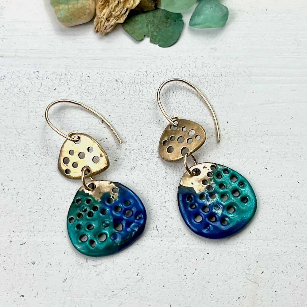 Sea Breeze Effervescence Earrings Lagoon