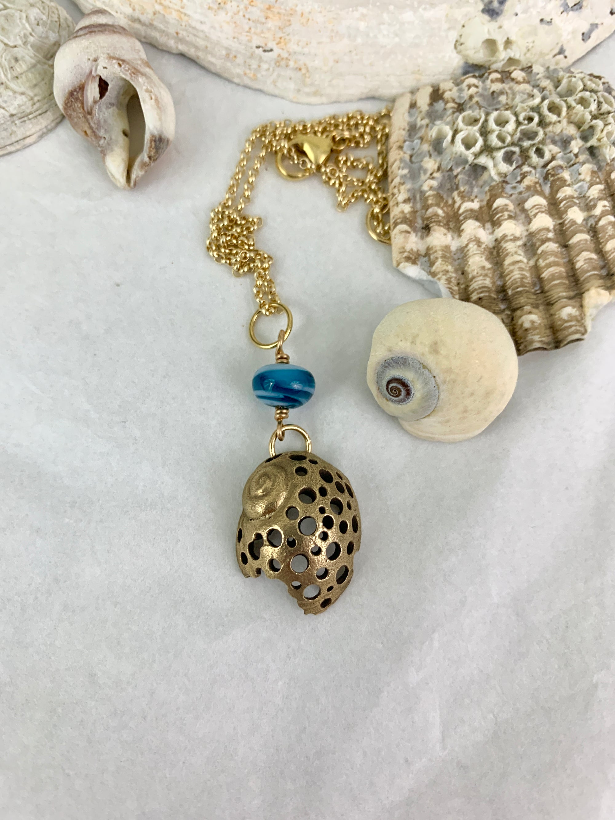 Coastal Moonsnail Necklace I