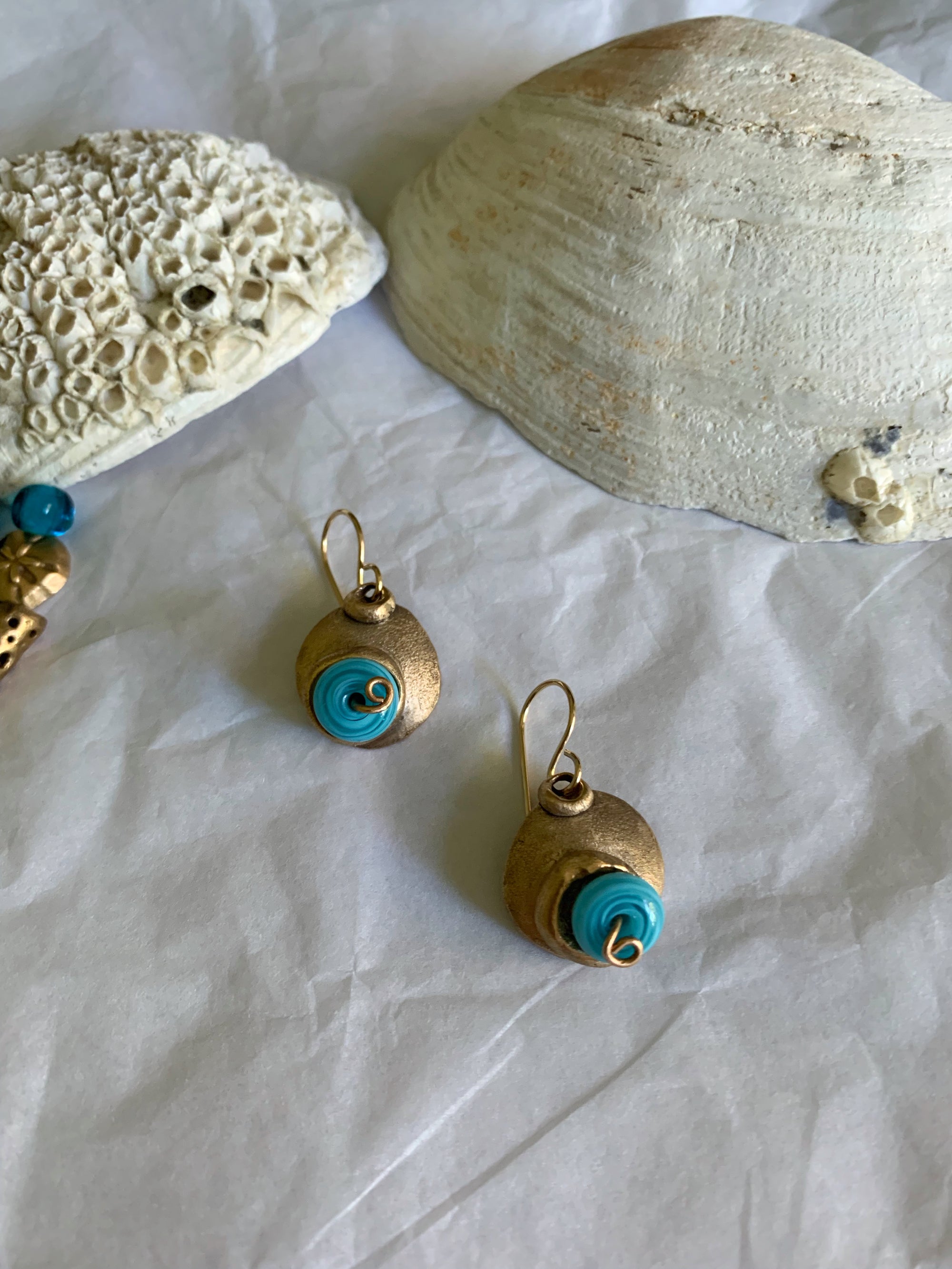 Coastal Barnacle Earrings I