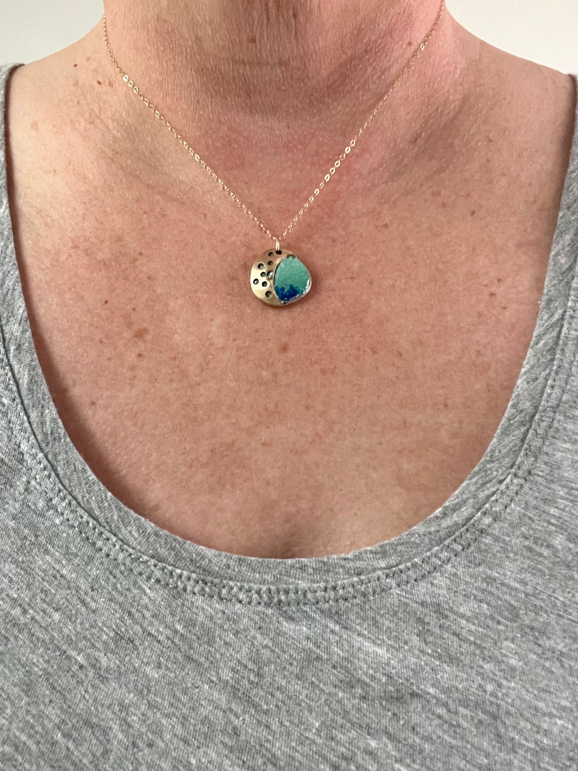 Ocean Pool Necklace I